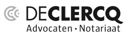 De Clercq Advocaten Notariaat logo
